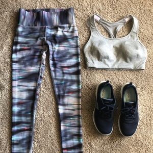 Champion printed leggings gray size small